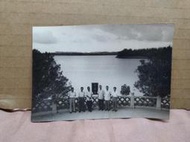 黑白老照片-澄清湖(11.2公分*7.6公分)
