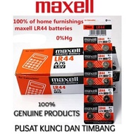 Original Maxell LR44 A76 AG13 / LR1130 LR54 AG10 / LR41 192 AG3 Alkaline 1.5V Battery