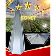 GreenHouse Gutter (G.I) 水槽 24ft (Per order)