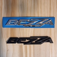 Bezza Matte black Chrome silver Emblem Logo Perodua Bezza