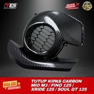 MIO M3 CARBON FAN Cover • Mio M3 Mio S Mio Z Soul Gt 125 Fino 125 Xride 125 Carbon Fan Cover Mio M3 