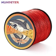 Mundeter braided wire X12 100/300/500/1000m for PE fishing line maxdrag 120lb Multifilament for salt