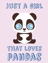 Just A Girl That Loves Panda Composition Notebook - Back To School Journal: College-Ruled, 120-Page,
