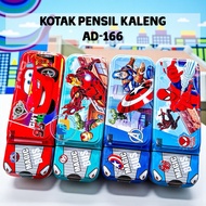 AD-166 Character Tin Pencil Case Set Fancy Tin Pencil Case/
