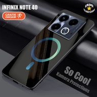 Softcase glass kaca terbaru FOR Infinix Note 40 Note 40 Pro Trendy KAMERA PROTECT Terbaru IC94 - Case Infinix Terbaru - Pelindung Hp - Case Handphone - Kesing Infinix - casing hp -
