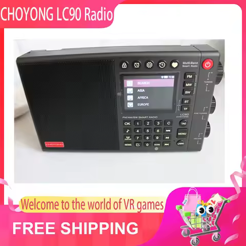 New CHOYONG LC90 Radio Global Edition Multi-Band Internet Radio Portable FM Radio for BBC, VOA, KBS 