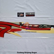 MERAH FIZR F1ZR CALTEX RED MOTORCYCLE BODY STRIPING STICKER