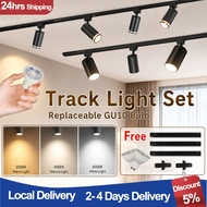 3 colors Led Track Light Spotlight Replaceable GU10 Bulb Ceiling Light For Home Decoration Store Lam