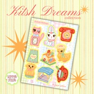 [Hippie Pixie PH] Kitsch Dreams Collection Kitsch Cottage Waterproof Glitter Matte Vinyl Sticker