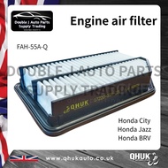 QHUK Engine Air Filter / Angin Filter Enjin Honda City T9A, Jazz T5A, BR-V Heavy Duty FAH-55A-Q