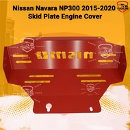 Nissan Navara NP300 stone guard enjin cover enjin Skid plate red /Rocco Rogue enjin stone guard