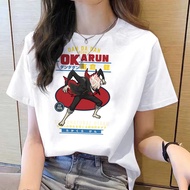 DANDADAN Women's Gothic Vintage T-Shirt | Korean Fashion | Gyaru Style