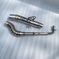 DS4 Daeng Sai4 Exhaust Tube type open spec for motorcycle Wave100/125 xrm110/125 rs110/125 fury raid