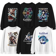 GENSHIN IMPACT EDITION Crewneck Sweater Men's crewneck Sweater Wanita