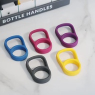 Coke bottle tumbler silicone handle ring water cup handheld buckle pull hand ring hand carry ring fo