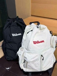 wilson 刺繡logo 口袋款 網球拍背包