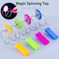 Magnetic track toys/hand-cranked inertial rotating flying toys/educational toys