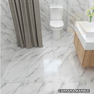 Wahaha 30X30CM & 60X60CM Marble Tiles Self Adhesive PVC Floor Sticker Lantai Vinyl Flooring Mozek La