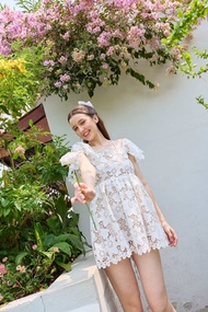 Rellarose freesia dress - off white