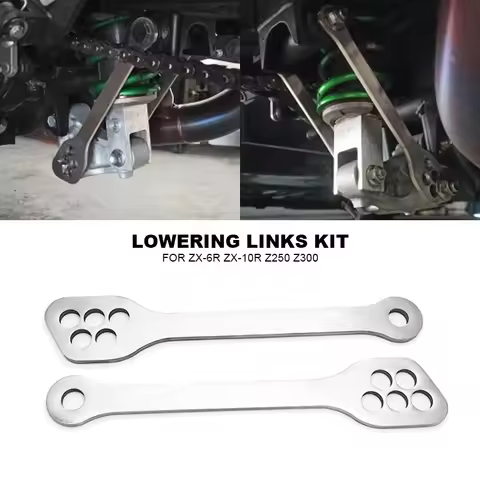 Lowering Links Kit Fit For Kawasaki ZX-6R ZX-10R Z250 Z300 Z750S Z750 Z800 Z1000 EX250 EX300 Rear Su