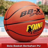 Bonus Bola Basket Pu Outdoor/Kulit Pu/Bola Basket Ukuran Size 5 &amp;