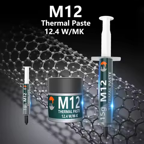 MJ Thermal Paste Performance Thermal Conductive Grease Paste 12.4 W/MK 1/4/8/15/30g For Game PC PS5 