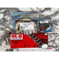 🔥100% Original🔥 Sprocket RKM Set (Yamaha SRL115-Fi / SRL115), Sprocket RKM Yamaha SRL115-Fi / SRL115
