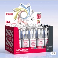 Redskull SKTC100 Type-C Data Cable 3A Test Tube Fast Charging, [1 Box 20pcs]