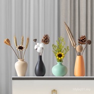 Ins Style Nordic Creative Ceramic Small Vase Dried Flowers Flower Arrangement Home Living Room Decor