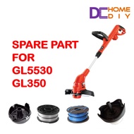 GL5530 GL350 A6441 Grass Trimmer CUTTER String Refill GL5530 SPOOL NYLON LINE GL350 GL 5530 350 BLAC