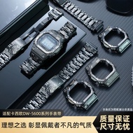 2FJN [Please Look for the Model] Suitable for Small Square-5600 G-B5600/5610 Watch Strap Titanium Al