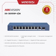 UNMANAGED SWITCH POE 8 PORT HIKVISION DS-3E0510P-E/M GIGABIT SFP 65W