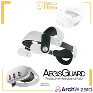Shield Hero AegisGuard Protective Headband Halo for Meta Quest 3 🍭 Meta Quest 3 Accessory - ArchWizard