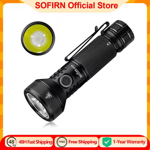 Sofirn IF22A 2100lm Flashlight 21700 Powerful Light SFT40 LED 629M Long Range USB C Rechargeable Cha