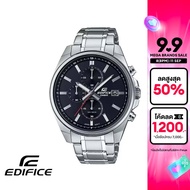 CASIO นาฬิกาข้อมือผู้ชาย EDIFICE รุ่น EFV-610D-1AVUDF วัสดุสเตนเลสสตีล สีดำ