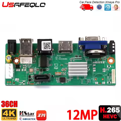 CCTV 9/10/16/32CH 4K NVR H.265++ Network Video Recorder 9 Channel 4K/8MP NVR HD Output Support Cloud