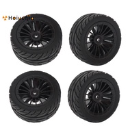 4Pcs Rubber Tires Tyre Wheel for SG1603 SG1604 SG 1603 UDIRC UD1601 UD1602 UD1603 UD1604 1/16 RC Car