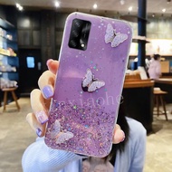 Ốp điện thoại cho OPPO A95 4G 5g bướm mềm trong suốt Bling long lanh Oppo A95 2021 Bìa
