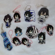 Demon Slayer Kimetsu no Yaiba JAPAN ANIME CARTOON KEYCHAIN key ring COLLECTION Iguro Obanai