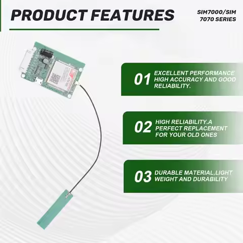 (DT80) A7670E SIMCOM 4G LTE Cat1 Module Core Board with SIM Card Slot TTL UART 2G LTE-FDD B1/B3/B5/B