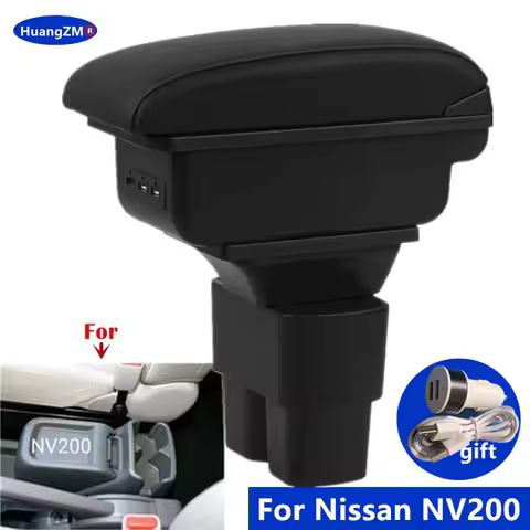 For Nissan NV200 Armrest Box For Nissan NV200 Car Armrest Storage Box Interior Dedicated Retrofit Pa