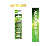 GP Battery Super Alkaline 12V 23A/A23/MN21 Remote Control Car Key Doorbell Autogate (Card of 5) 23A 