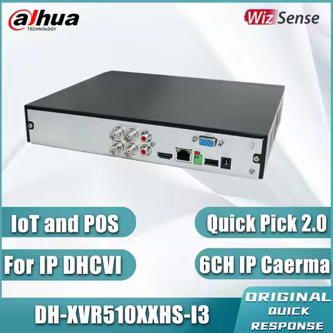 Dahua WizSense XVR 4 8 16CH Digital Video Recorder Support Quick Pick For HDCVI IP Camera XVR5104HS-