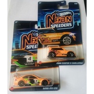 Hotwheels Neon Speeders Mini CooperS Challenge, BMW M3 GT2
