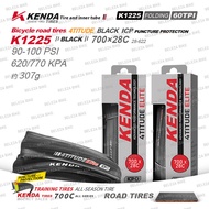 2PCS KENDA K1225 Road Bicycle Tire 700x28C 700x32C Road Bicycle Clincher Foldable Gravel Tyre