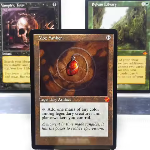 BRR ARN Normal3-Ⅰ02 Tcg cards proxy magical Mox Amber Enlightened Tutor Force of Will aladdin the Ju