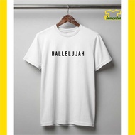 Gospel HALLELUJAH 1 Catholic Christian T-Shirt with the Word of the Bible Verse of the Church Men Wa