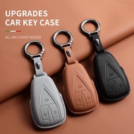 3 4 Buttons leather Car Remote Key Case Cover Shell for Changan CS35 Plus CS55 Plus CS75 Plus 2019 2