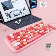 Keyboard Mouse set PREMIUM Retro model Type Writer Wireless 2.4G SB11