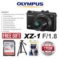 OLYMPUS XZ-1 28-112MM F/1.8 DUAL IMAGES STABILIZER COMPACT CAMERA DIGITAL CAMERA POINT AND SHOT XZ1 